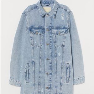 H & M Longline Jean Jacket